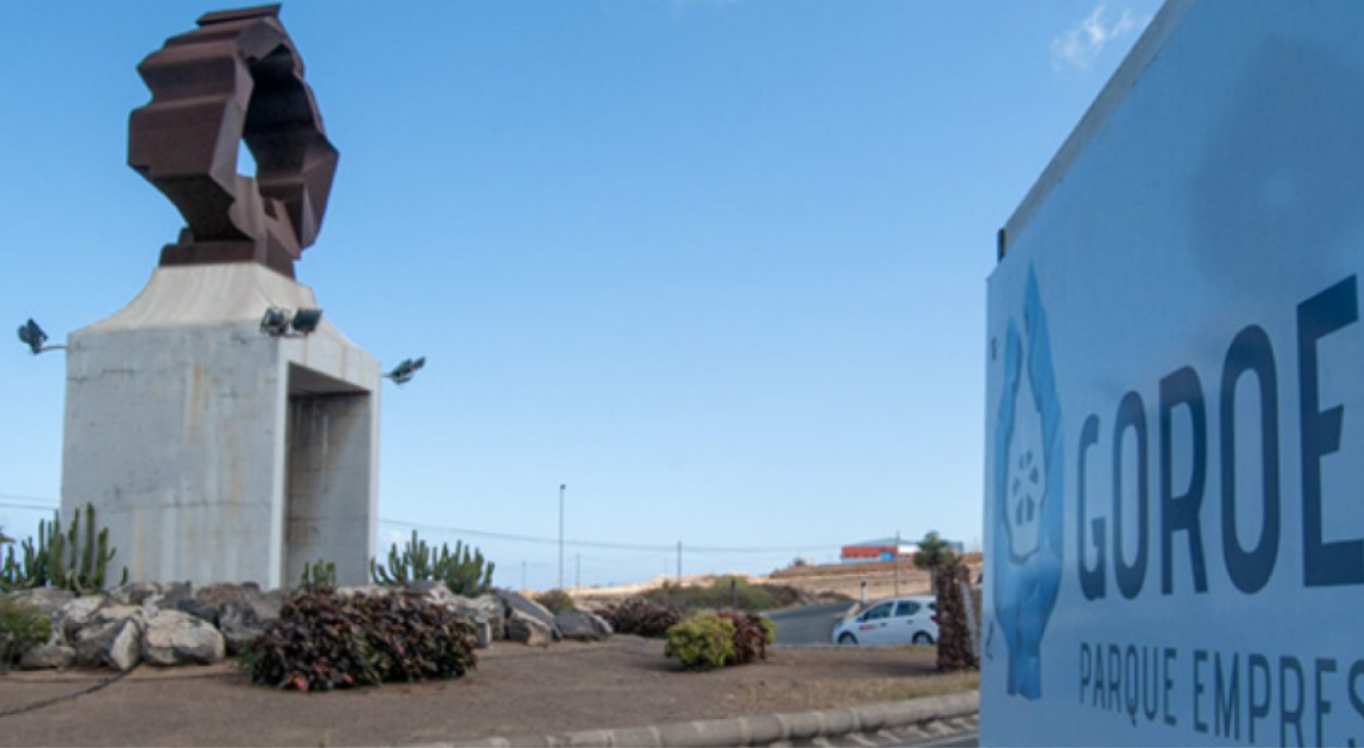 Señalización de El Parque Empresarial de El Goro